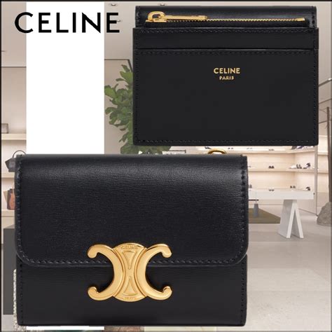 celine mini wallet.